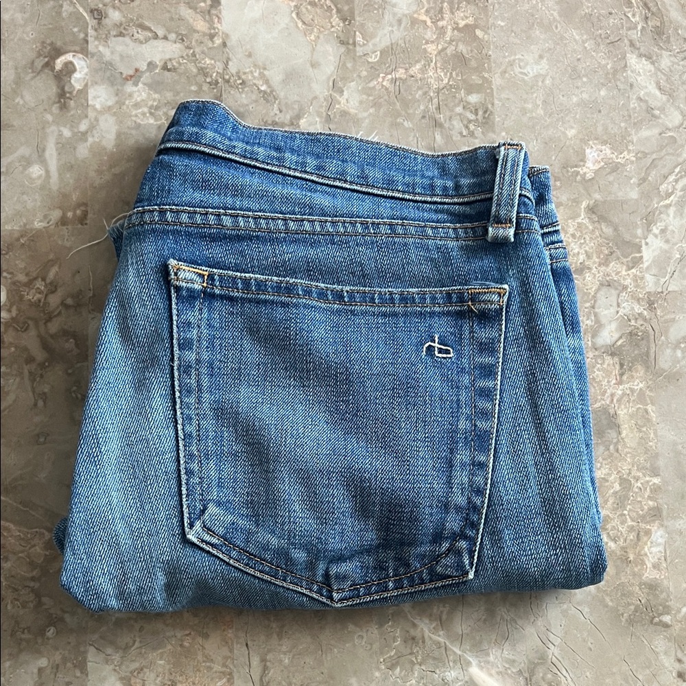 Rag & Bone Dre Blue Denim Jeans